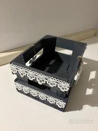 Cassetta di legno decorata!!!