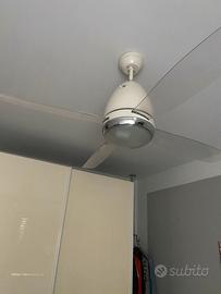 Ventilatore a soffitto luce e telecomando