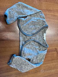 Coprispalla lana brillantini 6-9 mesi