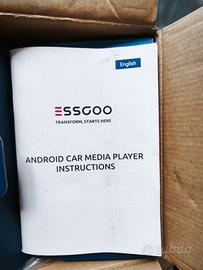 Autoradio ESSGOO Android 15.0, Doppio DIN 4GB+64GB