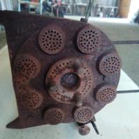 bruciatore gas metano per stufa o cucina a legna