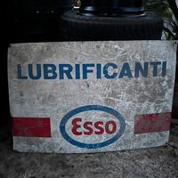 Cartello ESSO originale in lamiera – anni ‘60/‘70