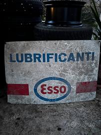 Cartello ESSO originale in lamiera – anni ‘60/‘70