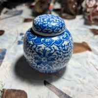 Vasetto porta spezie in ceramica stile orientale