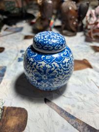 Vasetto porta spezie in ceramica stile orientale