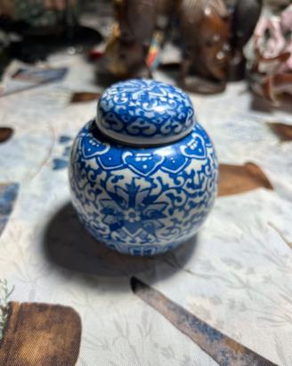 Vasetto porta spezie in ceramica stile orientale