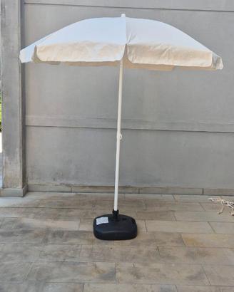 ombrellone da spiaggia con base