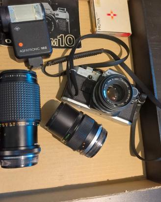 Olympus OM10 obiettivi e accessori