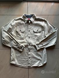 Camicia Wrangler uomo beige/kaki M vintage