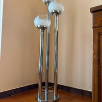 Lampada cromata design anni 70 stile Mazzega