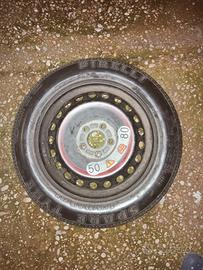 RUOTINO SCORTA FORD 16" 5 FORI + CRIK NUOVO 38 CM