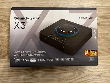 Scheda audio Sound Blaster X3 Hi-Res 7.1 USB DAC