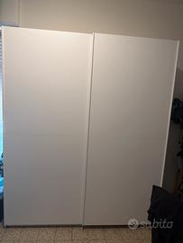 Armadio bianco larice 195x58x236cm