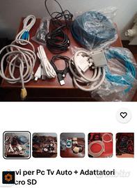 Cavi per Pc Tv Auto + Adattatori Micro SD