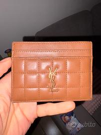 Portacarte in pelle trapuntata – YSL