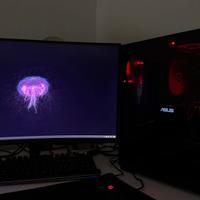 PC Gaming con Monitor e Periferiche PRONTO ALL'USO