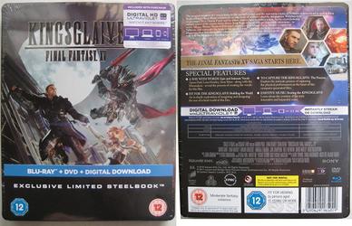 KINGLAIVE Final Fantasy XV STEELBOOK