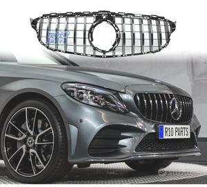 GRIGLIA MERCEDES W205 18-21 LOOK GT-R CROMATO CON 