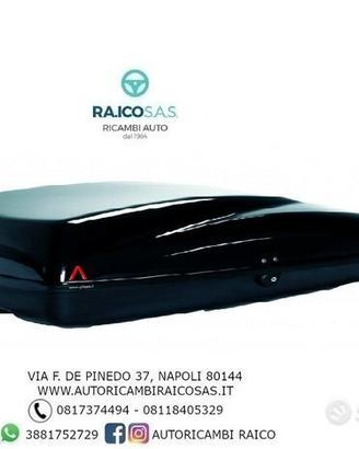 BOX BAULE PORTAPACCHI HELIOS 320 MARCA G3 SPA NERO