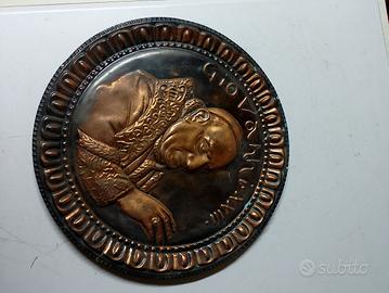 piatto in rame di papa Giovanni XXIII 