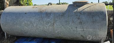 Cisterna zincata per acqua