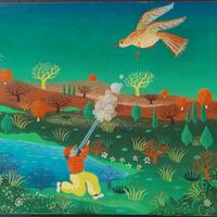 Quadro Naif olio su tela 