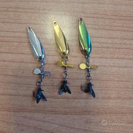 set 9 Cucchiaini da pesca con Valigetta stagna