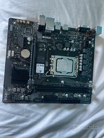 SCHEDA MADRE  h610m ddr5 i5 14400 ssd512