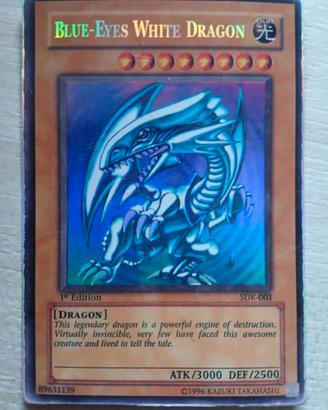 Carte yu-gi-oh  Drago bianco occhi blu