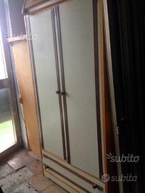 Armadio legno 2 pezzi
