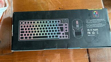 Tastiera wireless e mouse