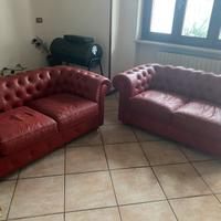 Divani Chesterfield rosso