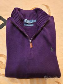 Maglione Ralph Lauren Viola usato, uomo TG XL, 100