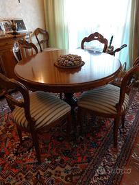 Bella sala pranzo stile artigianato veronese