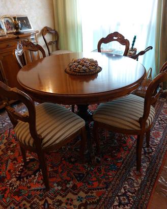 Bella sala pranzo stile artigianato veronese