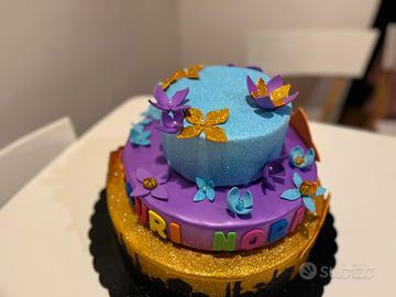 Torta  finta tema Jasmine Aladdin (crepla/eva)