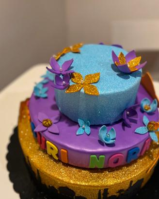 Torta  finta tema Jasmine Aladdin (crepla/eva)