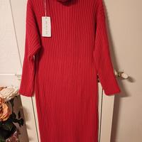 Abito da donna con collo a dolcevita, XL,nuovo