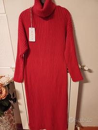 Abito da donna con collo a dolcevita, XL,nuovo