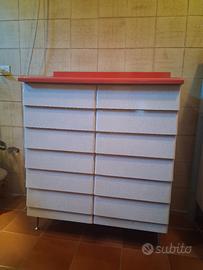 Cassettiera vintage anni  60
