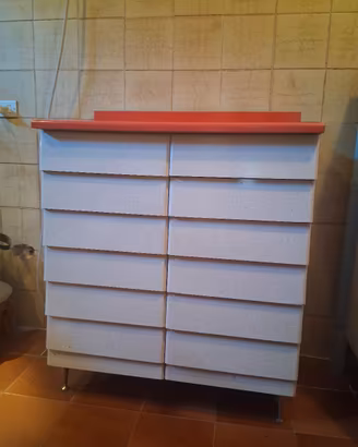 Cassettiera vintage anni  60