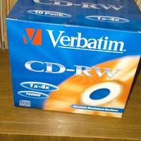 cd RW VERBATIN 10 pezzi 