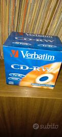 cd RW VERBATIN 10 pezzi 