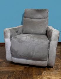 Poltrona elettrica reclinabile