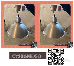 2 x Lampade -- AlLUMinio -