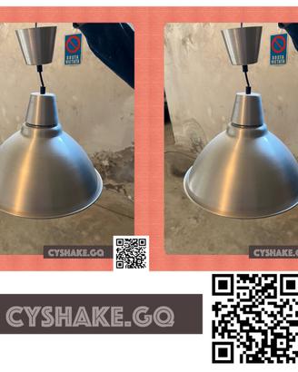 2 x Lampade -- AlLUMinio -