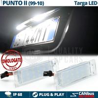 Luci TARGA LED FIAT PUNTO 2 188 Placchette CANBUS