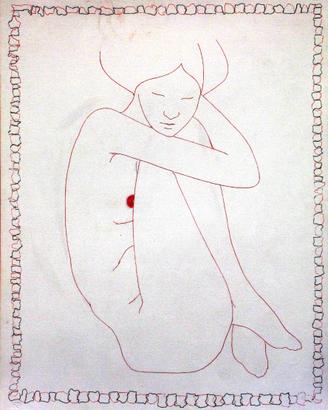 disegno  originale ad inchiostro