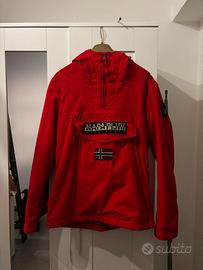 Napapijri Rainforest rosso giacca unisex originale
