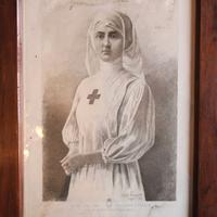 STAMPA REGINA ELENA PATRONESSA CROCE ROSSA 1916